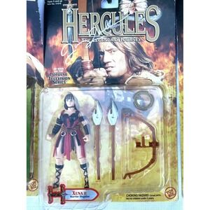 Xena II Warrior Disguise ToyBiz Figure Hercules Series Signed by Lucy Lawless MO